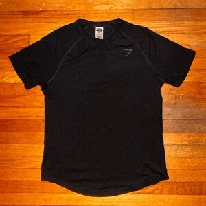 Gymshark Black Athletic Tee Large